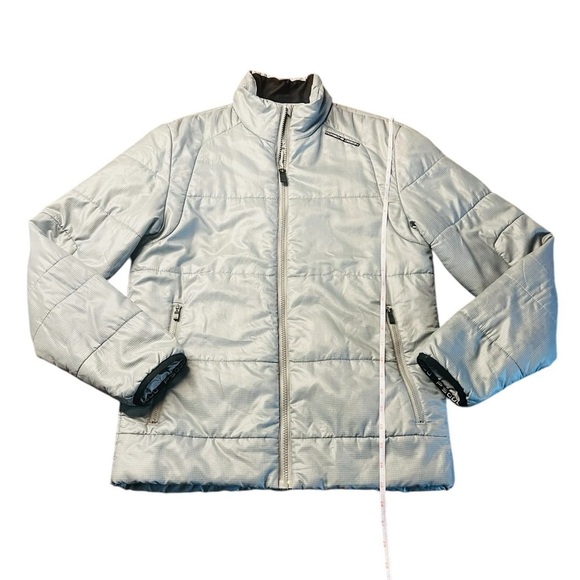 ADIDAS P5000 PORCHE POLYESTER LIGHT GRAY ZIPPERED COAT SIZE SMALL - Picture 9 of 13